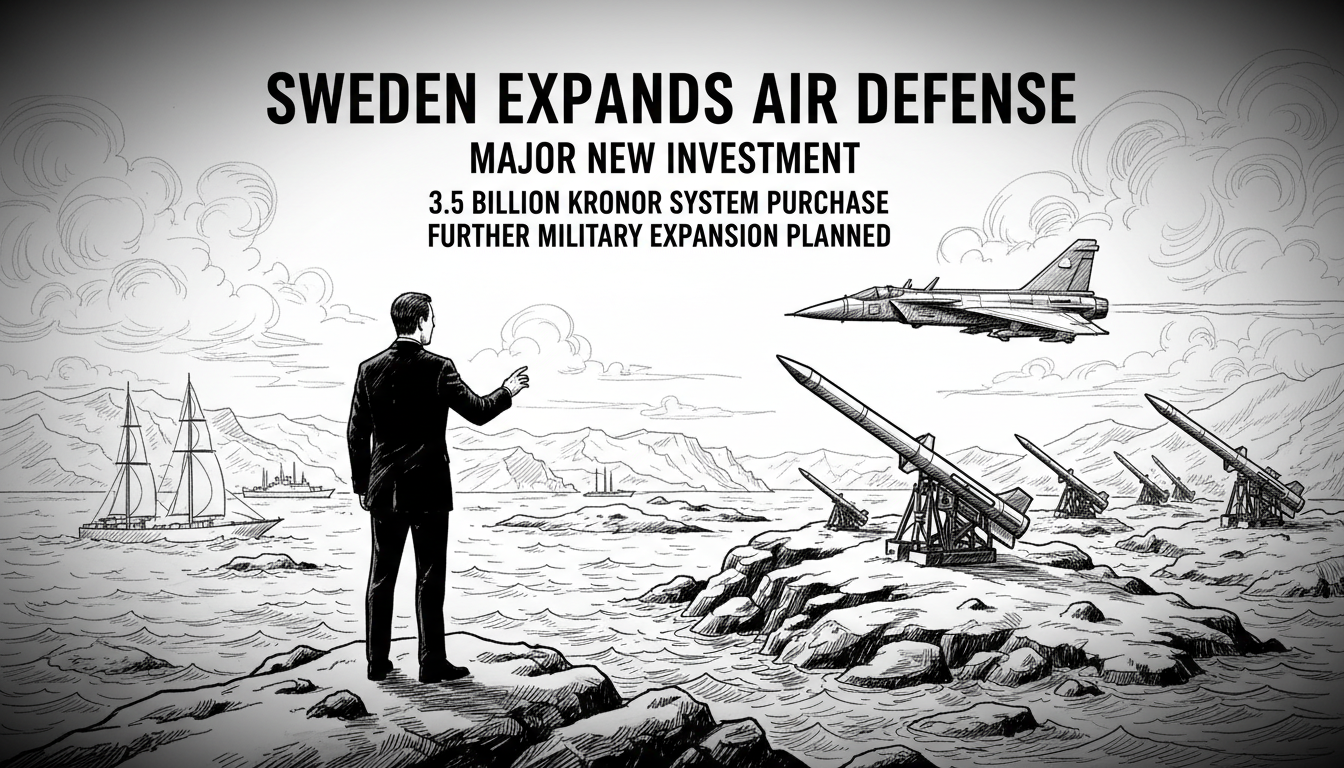 Sweden Expands Air Defense Systems with Major New Investment