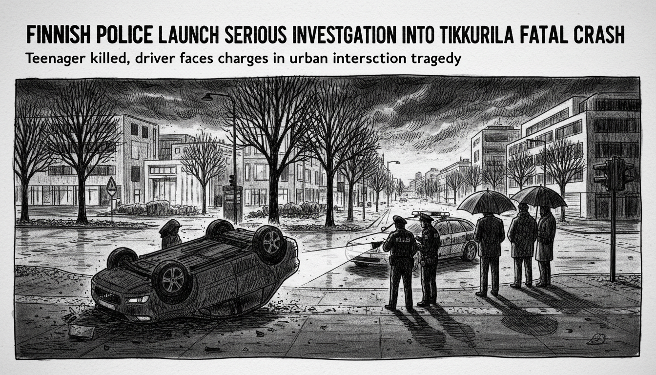 Finnish Police Launch Serious Investigation into Tikkurila Fatal Crash