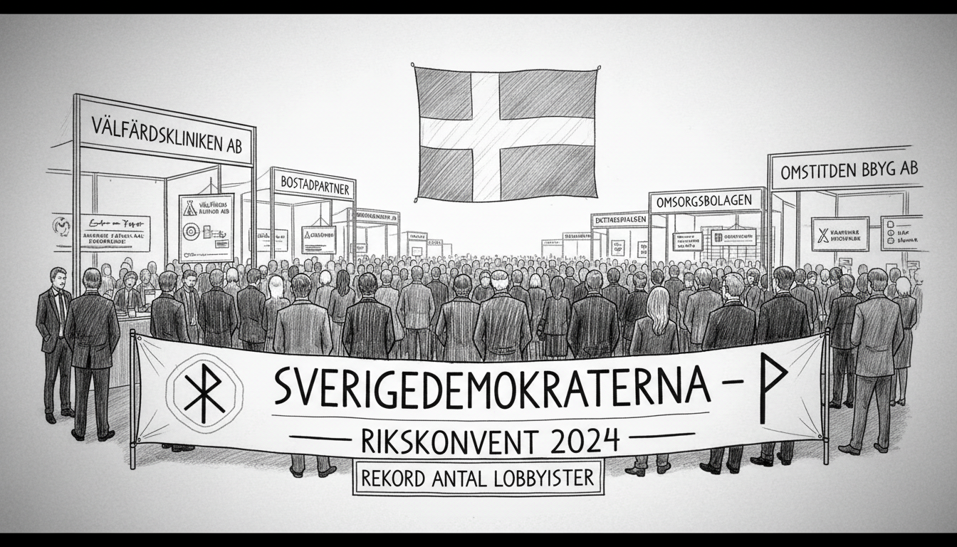 Record Number of Lobbyists Seek Influence at Sweden Democrats Convention