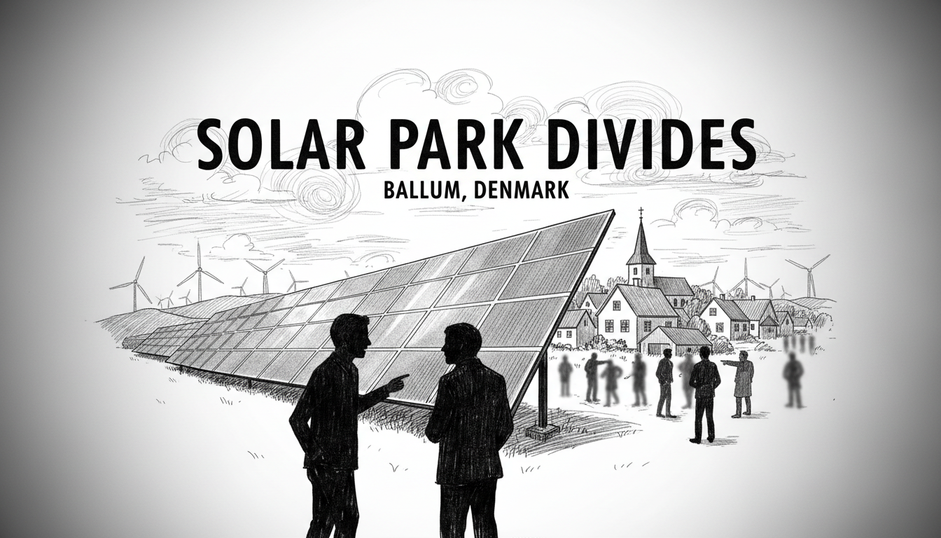 Solar Park Divides Danish Community in Ballum