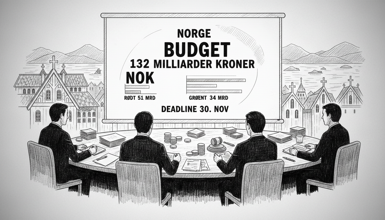 Norwegian Coalition Parties Submit 132 Billion Kroner Budget Demands