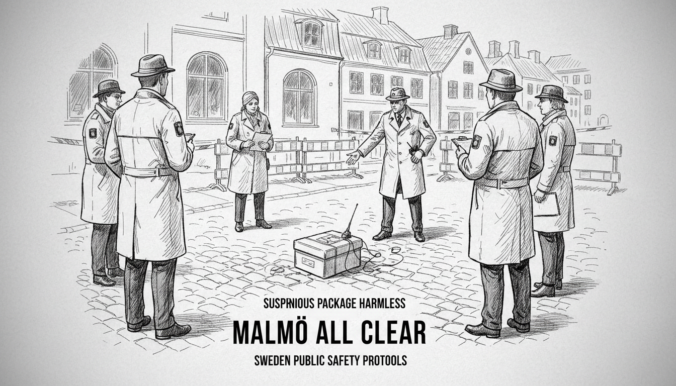 Suspicious Package in Malmö Neighborhood Deemed Harmless
