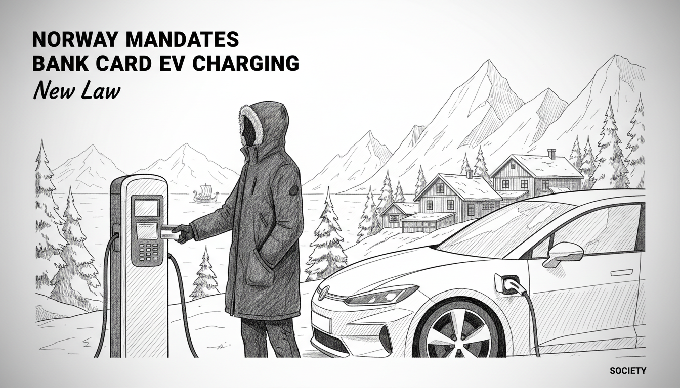 Norway Mandates Bank Card EV Charging: New Law