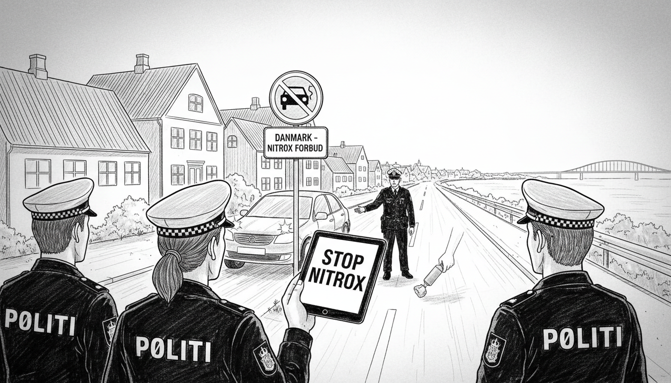 Denmark Bans Nitrous Oxide for Drivers in New Traffic Safety Law
