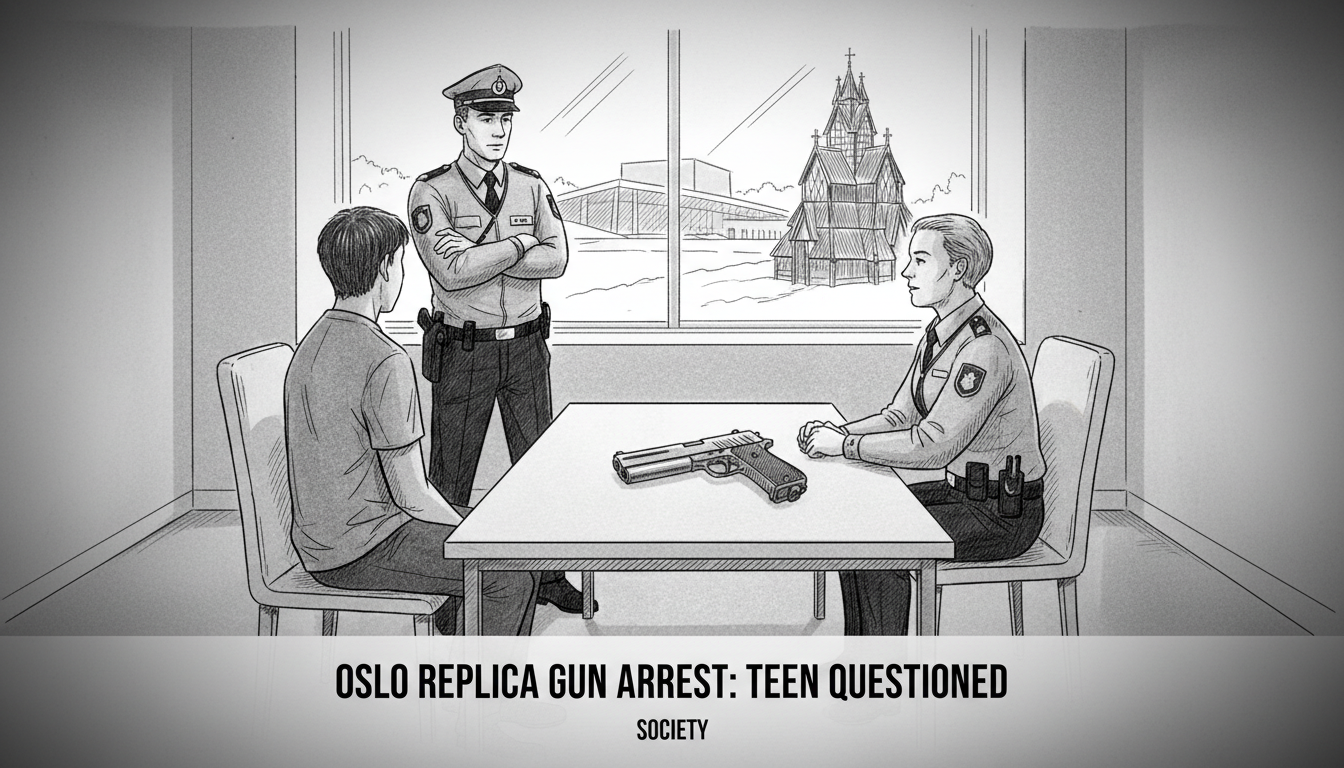 Oslo Replica Gun Arrest: Teen Questioned