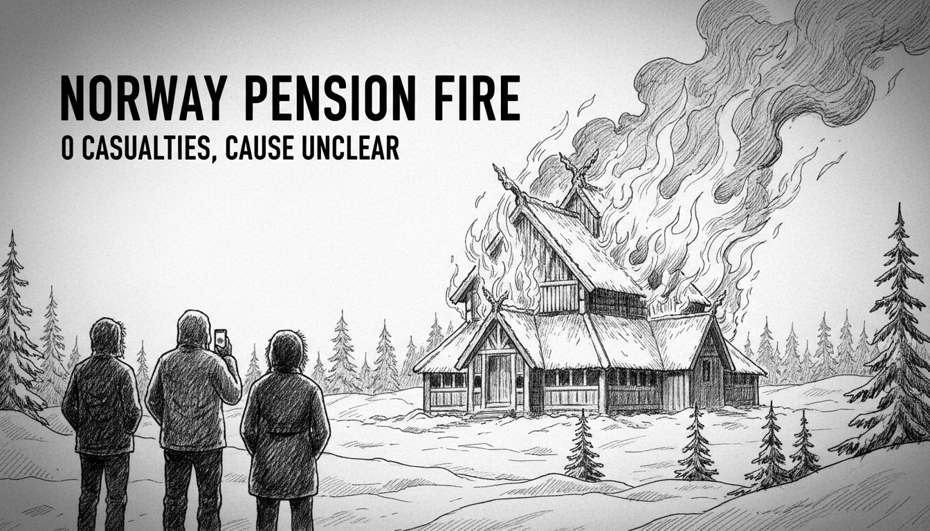 Norway Pension Fire: 0 Casualties, Cause Unclear