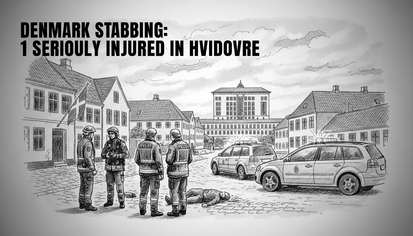 Denmark Stabbing: 1 Seriously Injured in Hvidovre