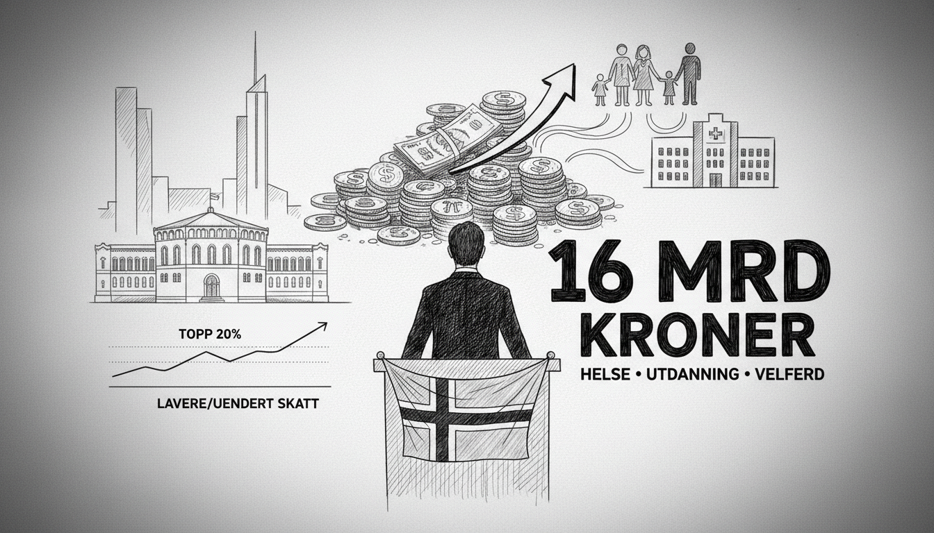 Socialist Left Party Demands 16 Billion Kroner in Budget Negotiations