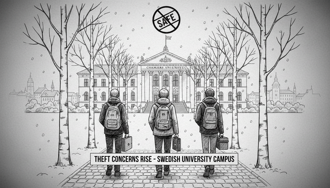 Theft Concerns Rise at Swedish University Campus