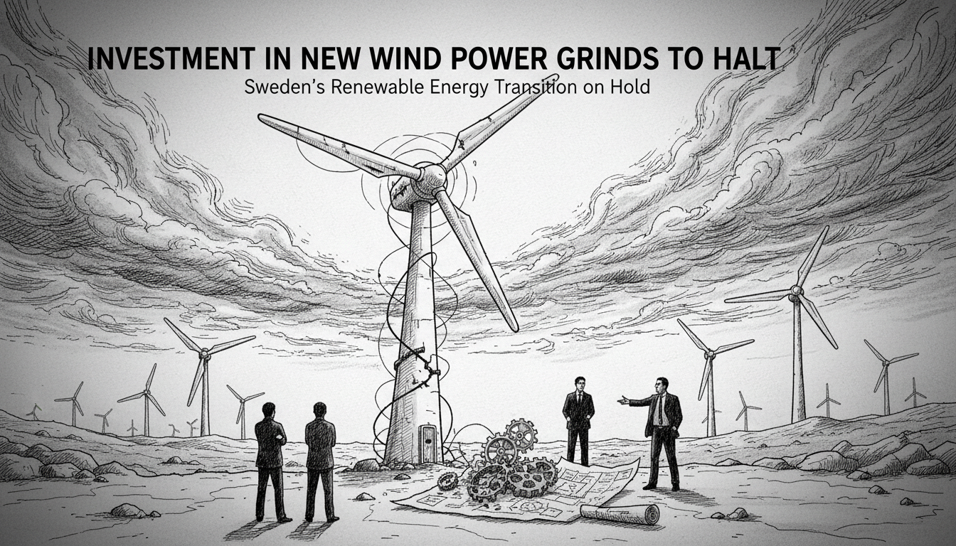 Investment in New Wind Power Grinds to Halt