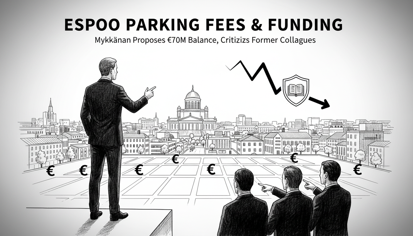 Espoo Proposes Widespread Parking Fees as City Manager Criticizes Former Government Colleagues