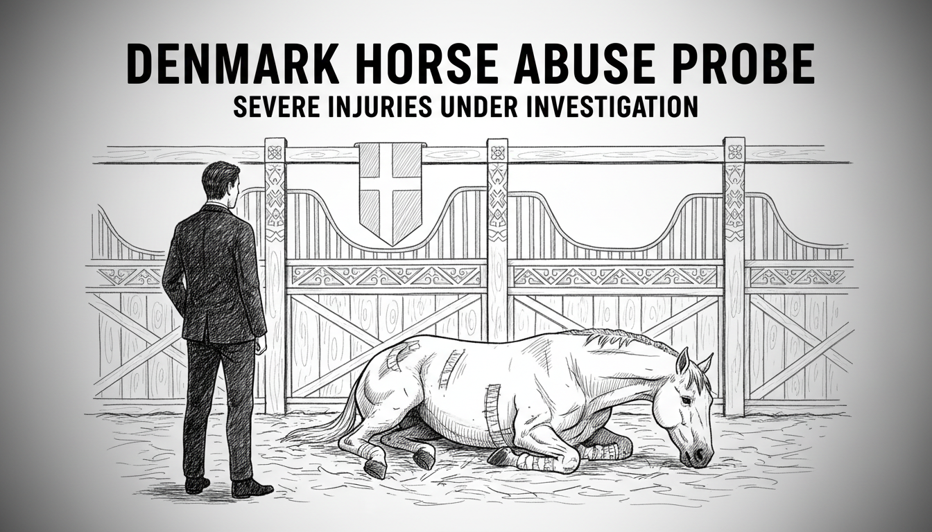 Denmark Horse Abuse Case: Police Probe Severe Injuries