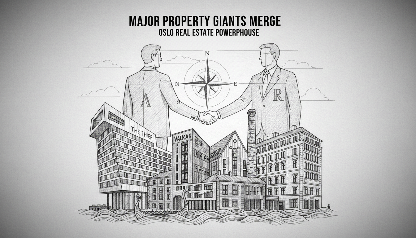 Major Property Giants Merge to Create Oslo Real Estate Powerhouse