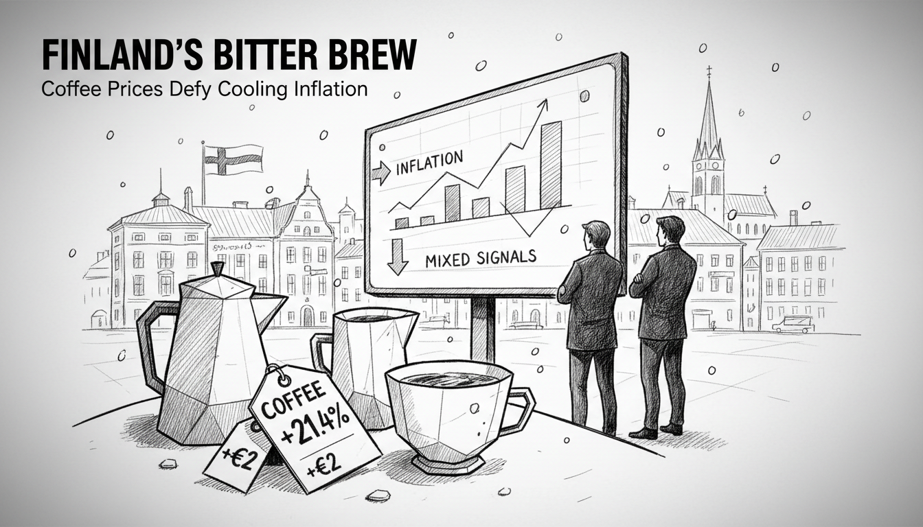 Coffee Prices Remain High in Finland as Inflation Shows Mixed Signals