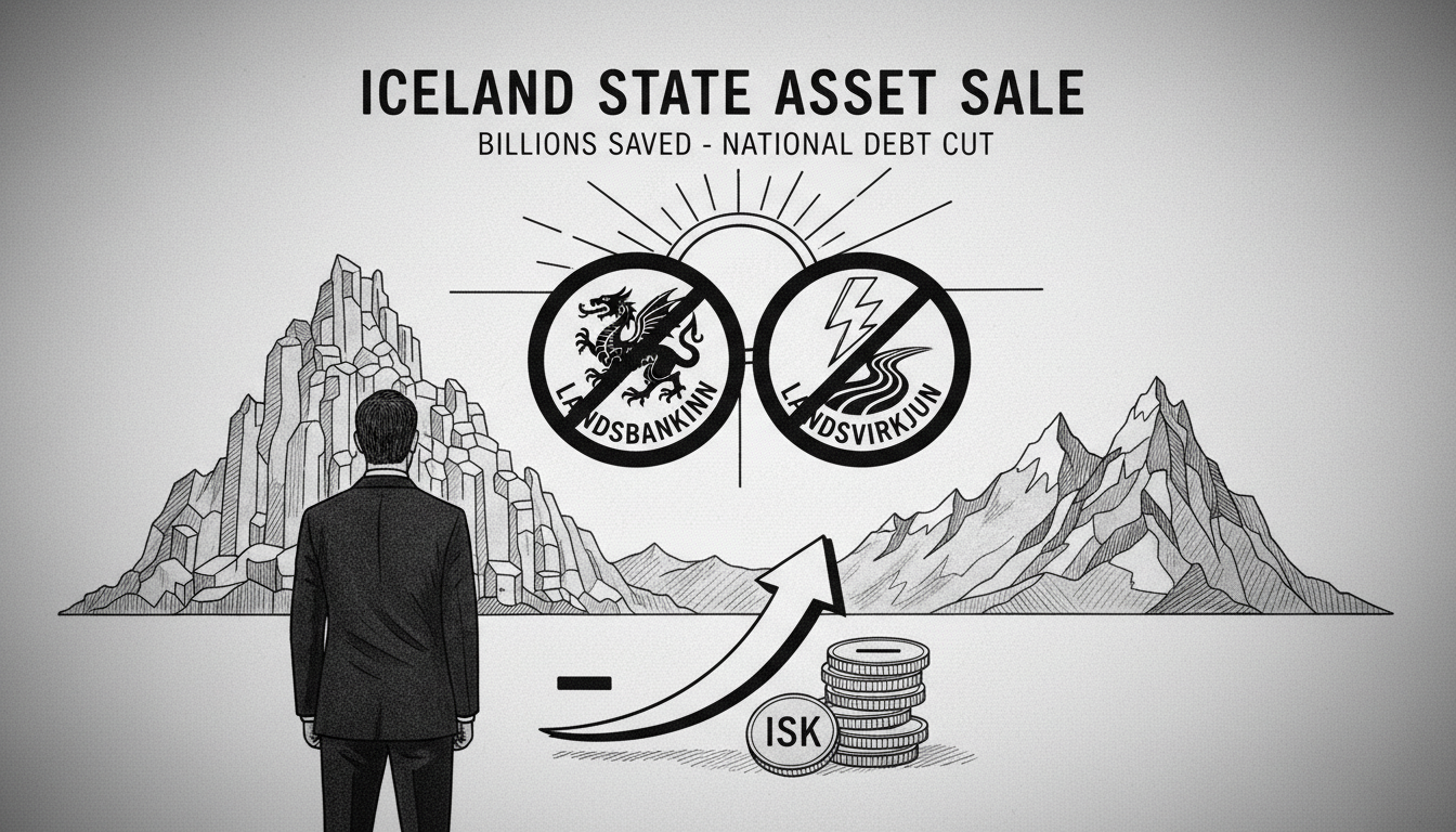 Iceland state asset sale could save billions