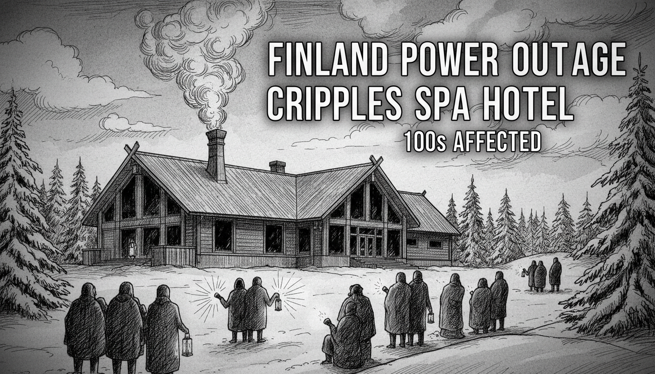 Finland Power Outage Cripples Spa Hotel, 100s Affected