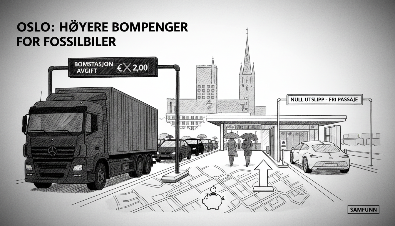 Oslo Implements Higher Toll Fees for Fossil Fuel Vehicles