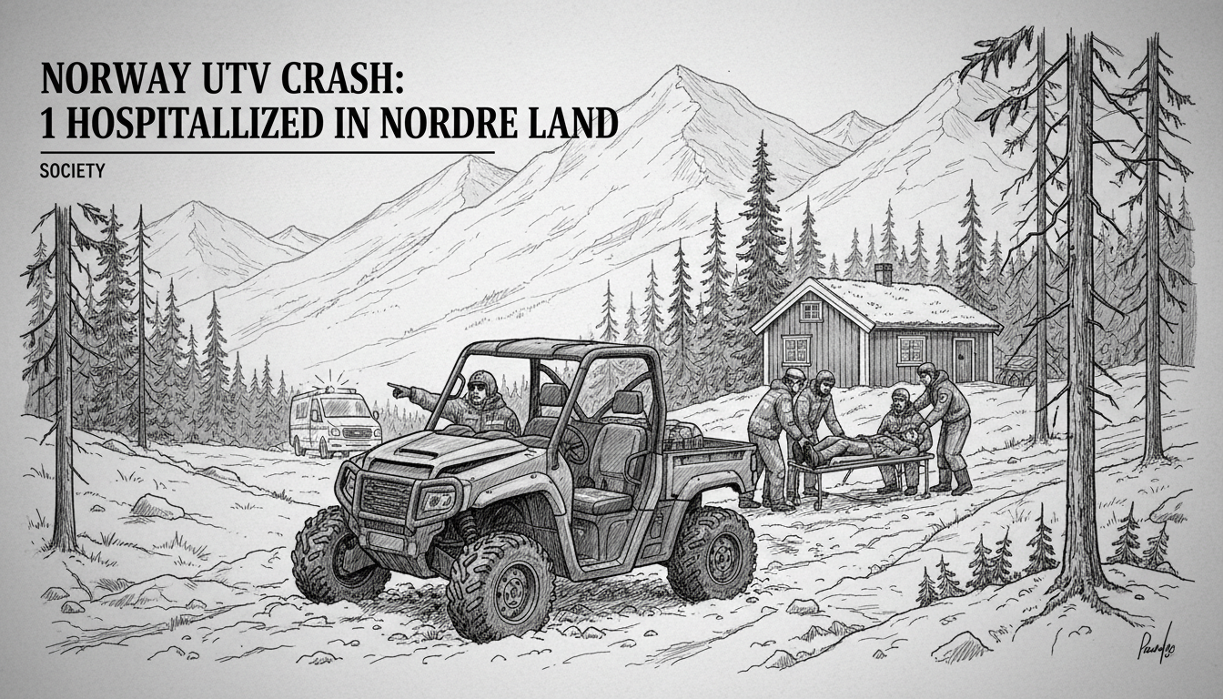 Norway UTV Crash: 1 Hospitalized in Nordre Land