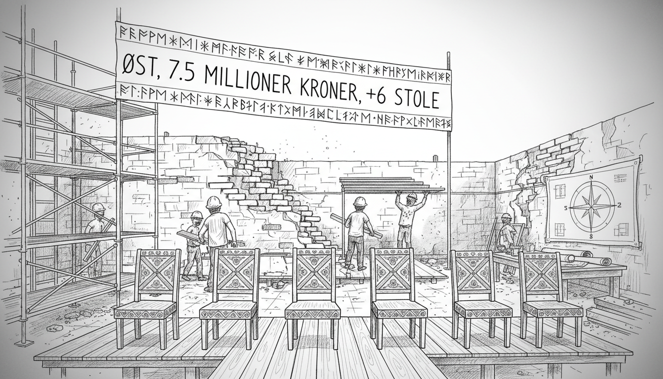 Council Chamber Too Small for Six Extra Chairs: Construction Project Begins