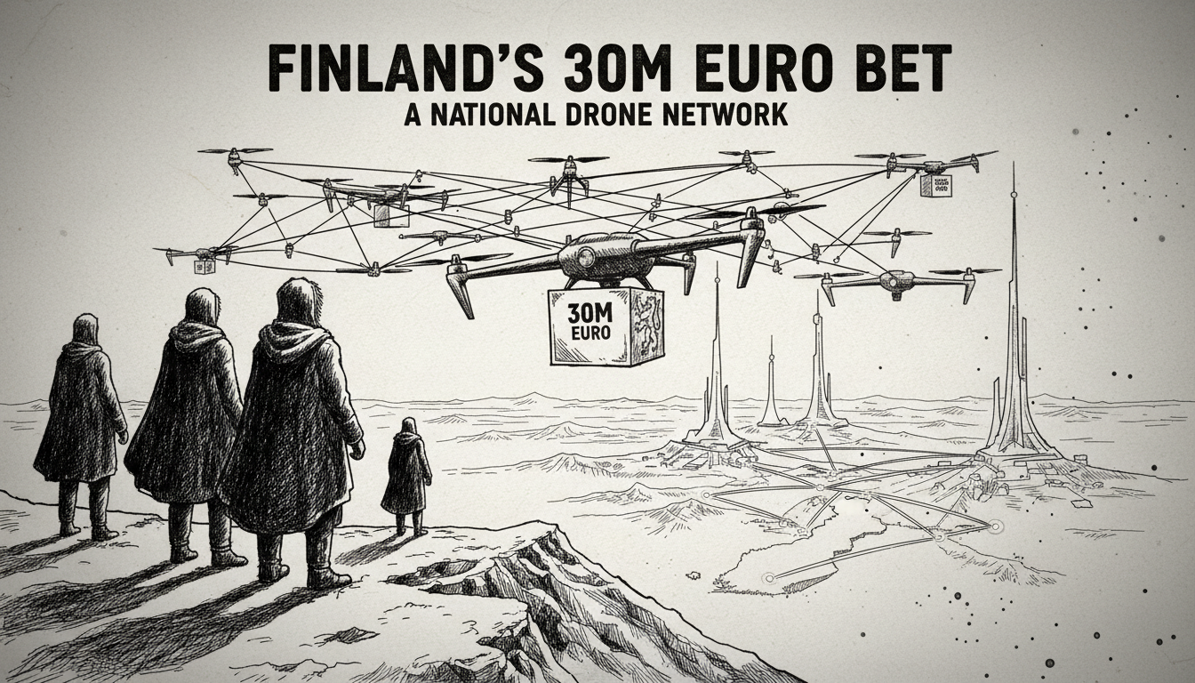 Finland's 30M Euro Bet: A National Drone Network