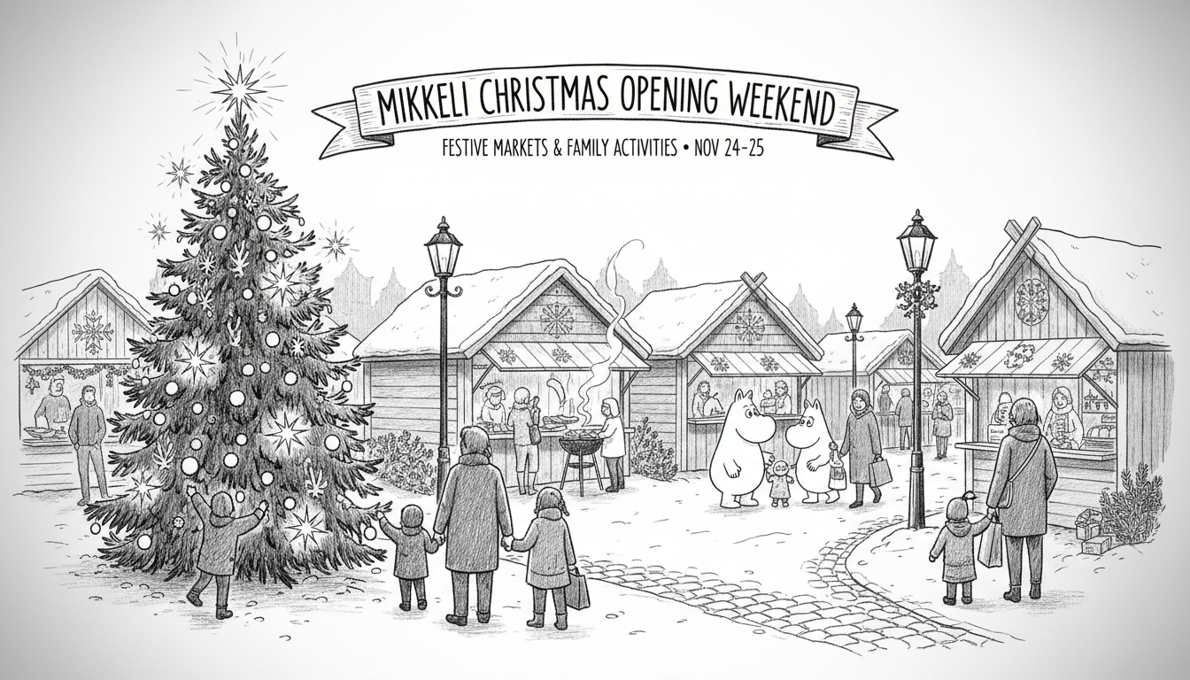 Mikkeli Christmas Opening Weekend Brings Festive Markets and Family Activities