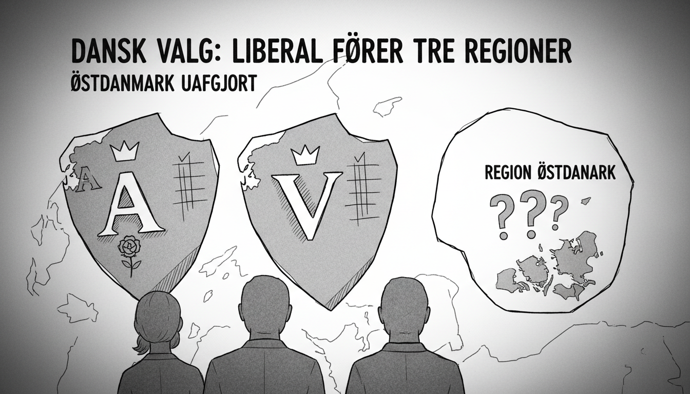 Three Danish Regions Counted as Liberal Party Leads Elections