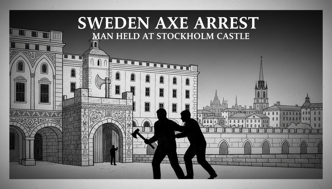 Sweden Axe Arrest: Man Held at Stockholm Castle