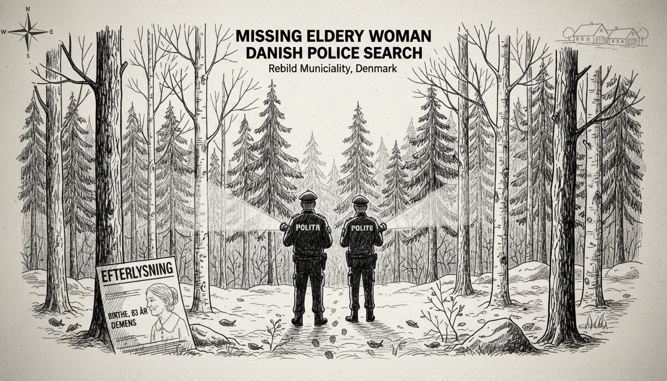 Danish Police Search for Missing Elderly Woman with Dementia