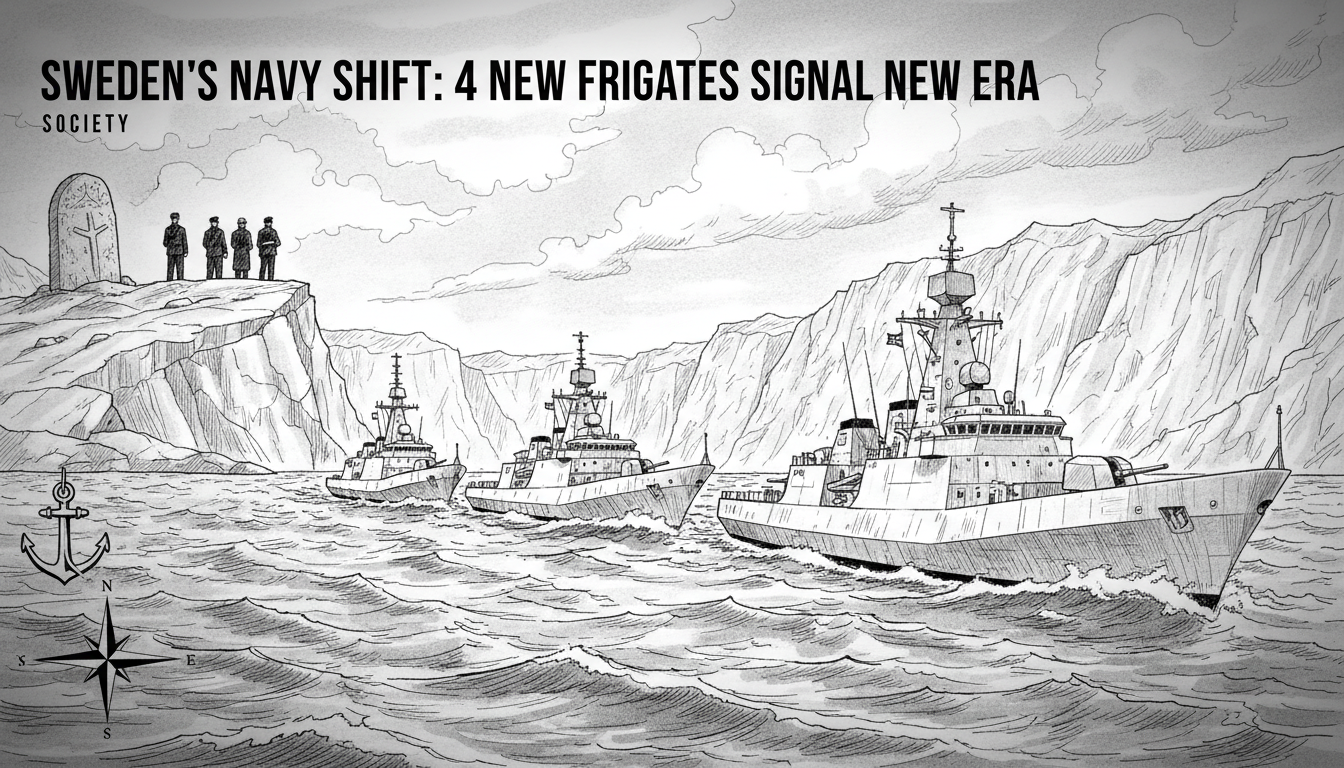 Sweden's Navy Shift: 4 New Frigates Signal New Era