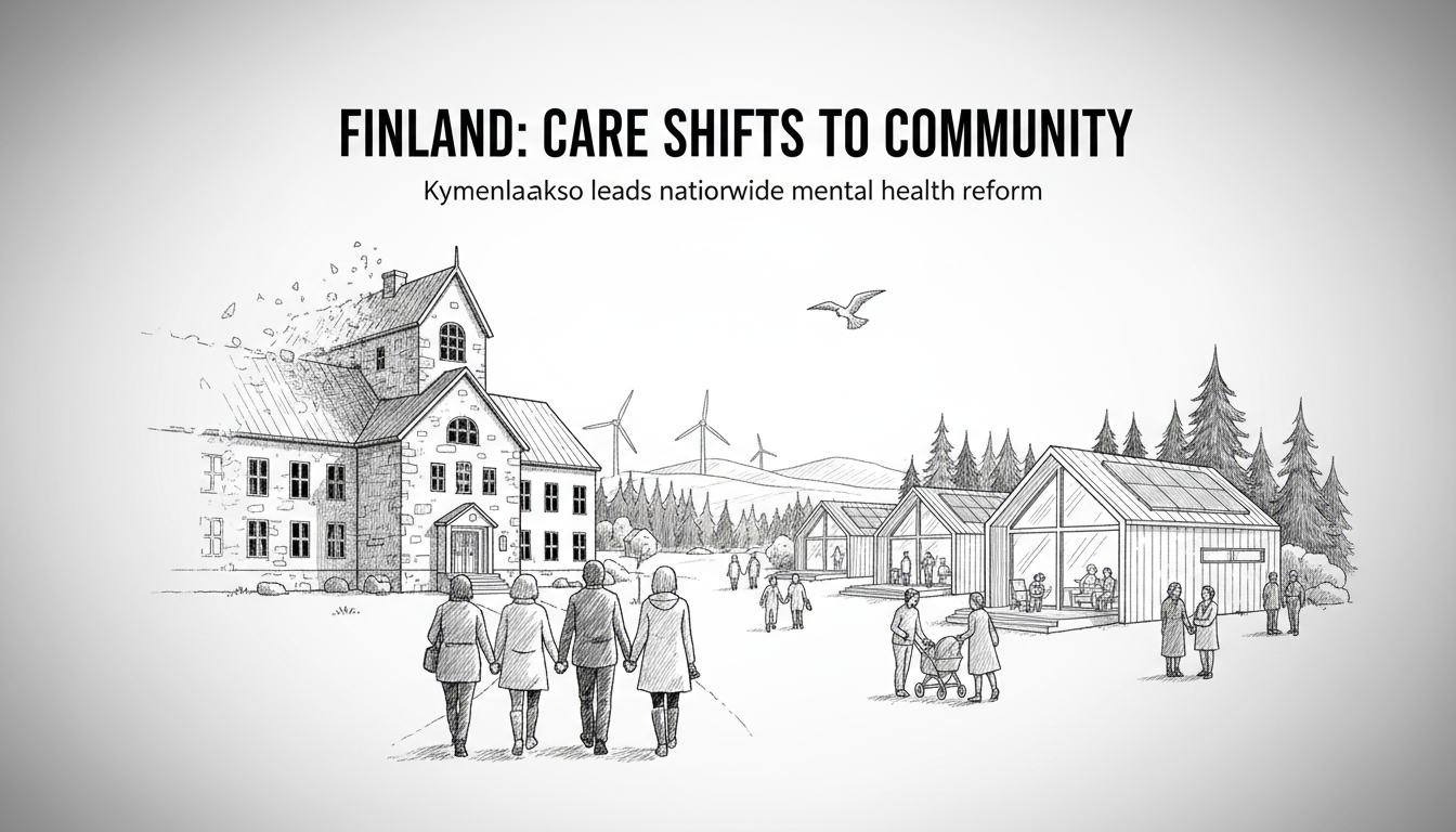 Finland shifts psychiatric care from hospitals to community services