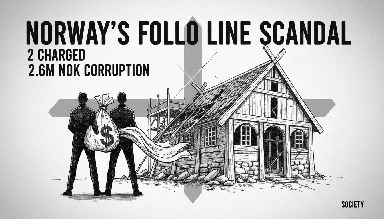 Norway's Follo Line Scandal: 2 Charged in 2.6M NOK Corruption