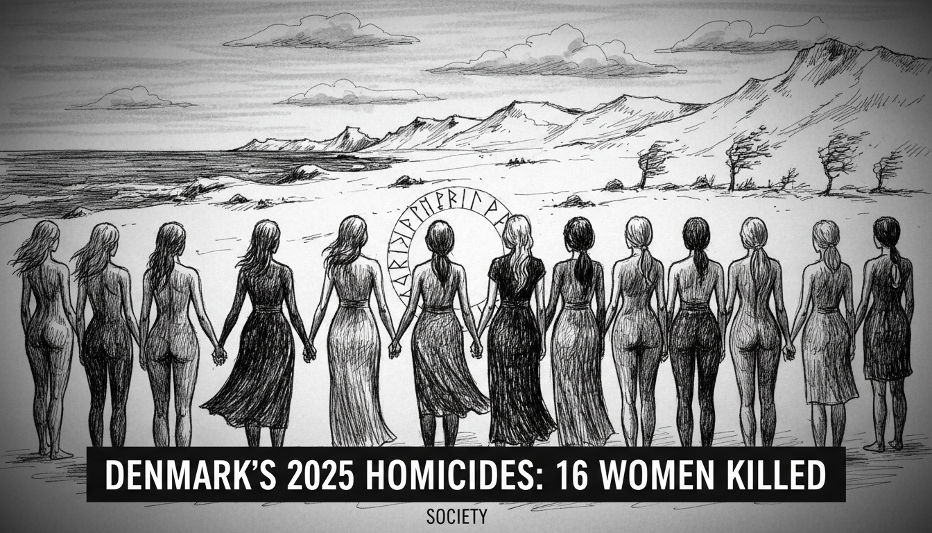 Denmark's 2025 Homicides: 16 Women Killed