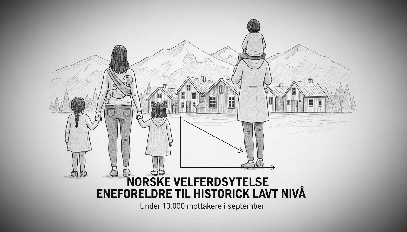 Fewer Single Parents Receive Norwegian Welfare Benefits