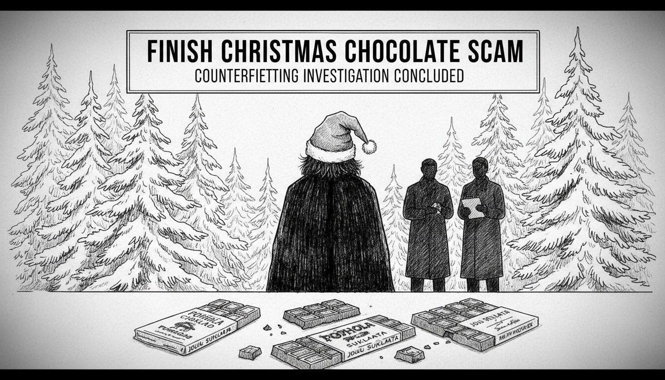 Finnish Christmas Chocolate Brand Targeted in Counterfeiting Investigation