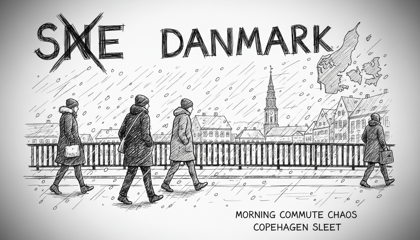 Snow Approaches Denmark But Northern Regions Miss Out