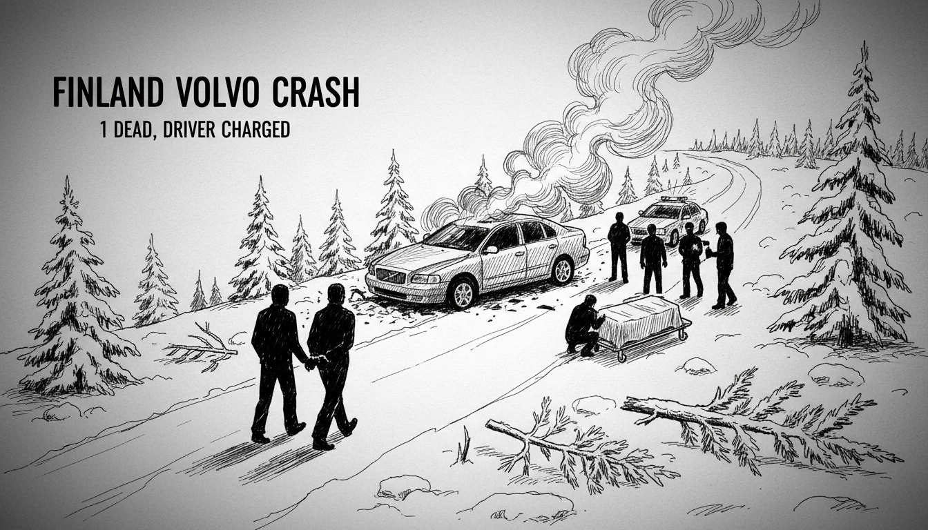Finland Volvo Crash: 1 Dead, Driver Charged