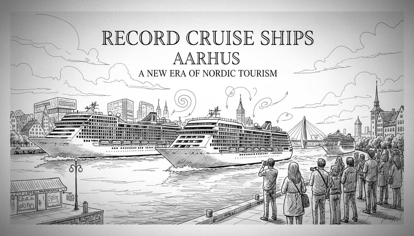 Record Cruise Ships Set Course for Aarhus in Coming Season