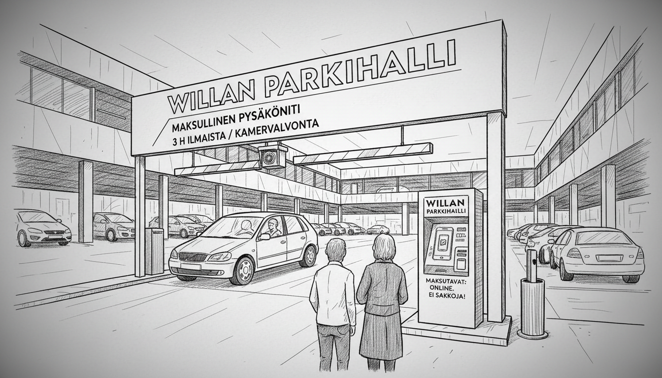 Willan Shopping Center Parking Goes Paid in Hyvinkää