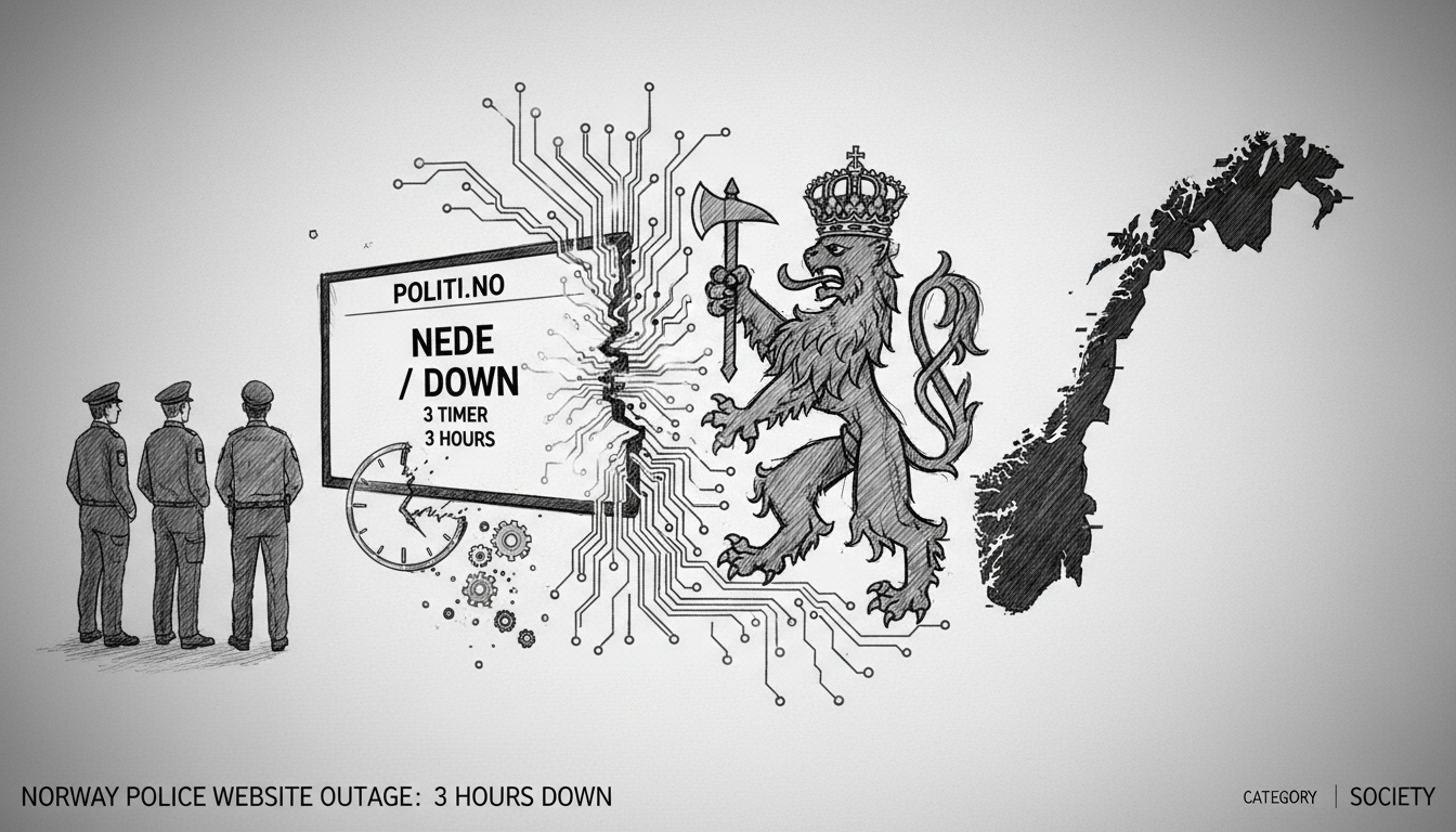 Norway Police Website Outage: 3 Hours Down