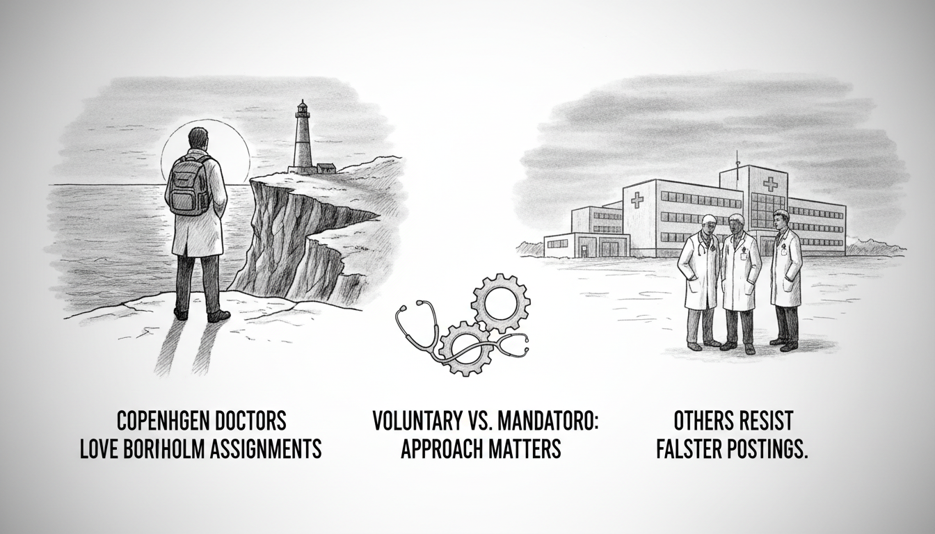Why Copenhagen Doctors Love Bornholm Assignments While Others Resist Falster Postings