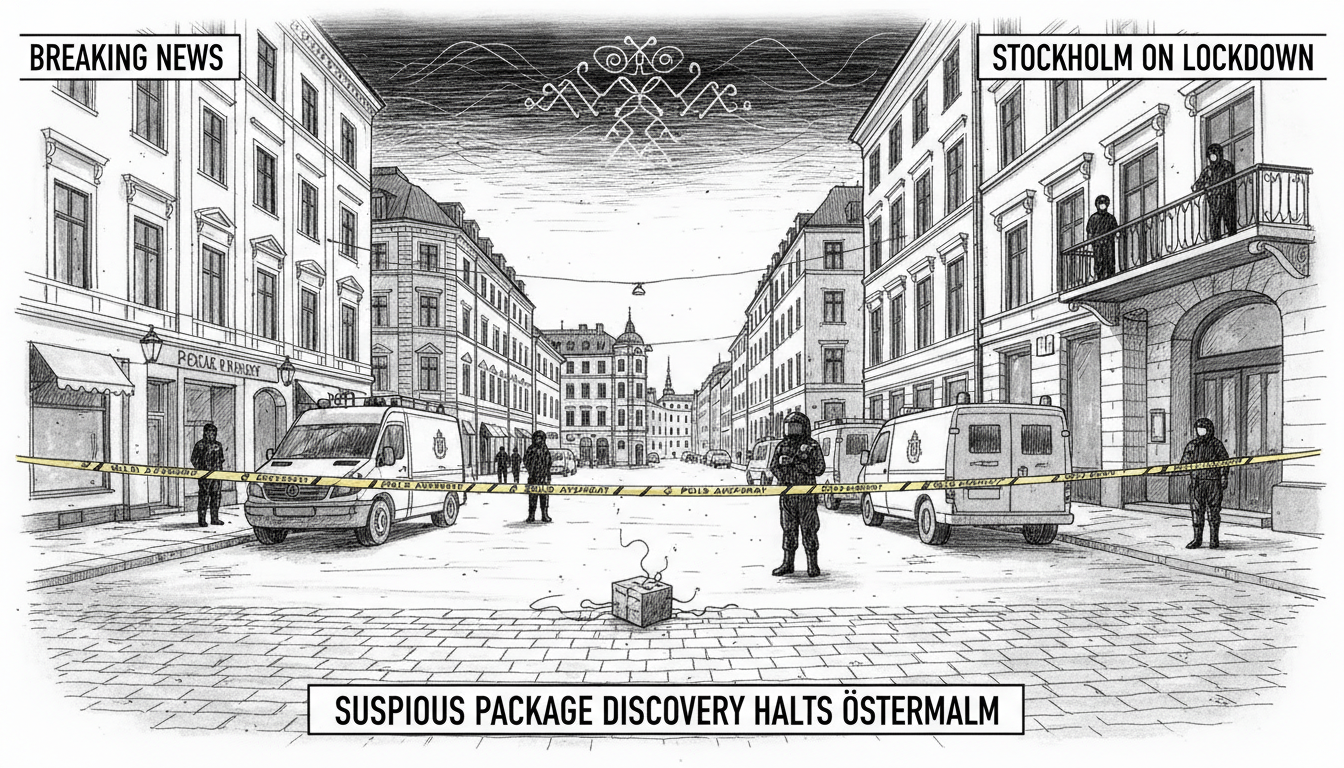 Suspicious Package Discovery Halts Stockholm's Östermalm District