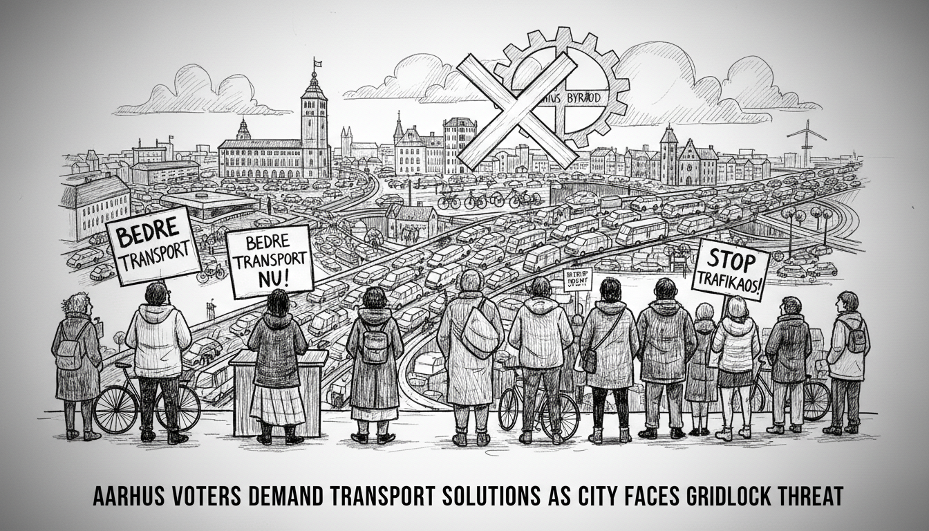Aarhus Voters Demand Transport Solutions as City Faces Gridlock Threat