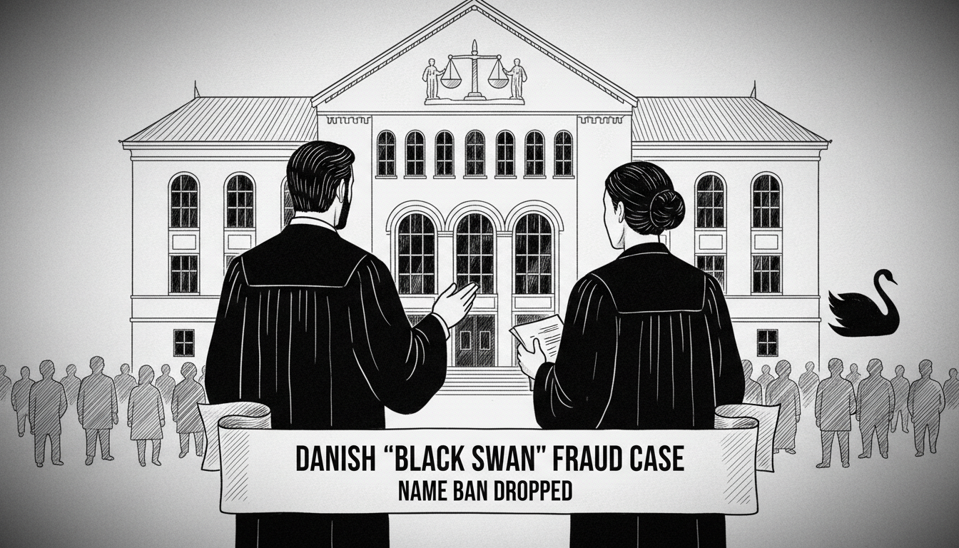 Danish 'Black Swan' Fraud Case Defendant Drops Name Ban Request