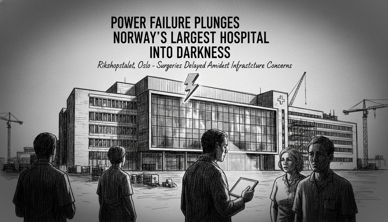Power Failure Disrupts Norway's Largest Hospital, Delays Surgeries
