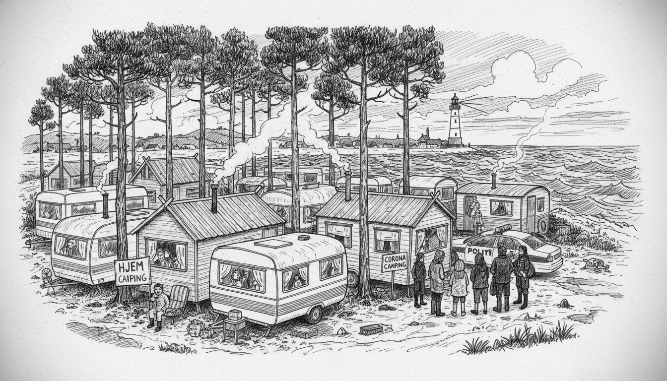 Corona Camping Residents Refuse to Vacate Danish Site