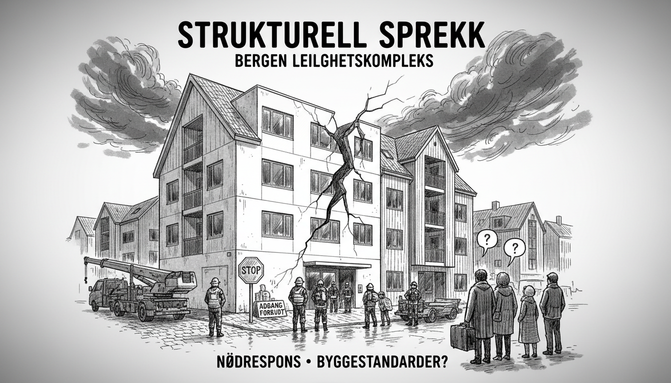 Structural Crack Prompts Major Emergency Response at Bergen Apartment Complex