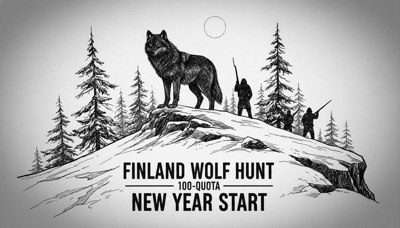 Finland Wolf Hunt: 100-Quota Starts New Year