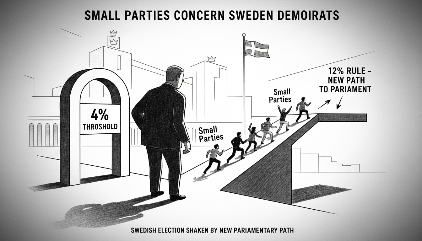 Small Parties Concern Sweden Democrats Ahead of Election