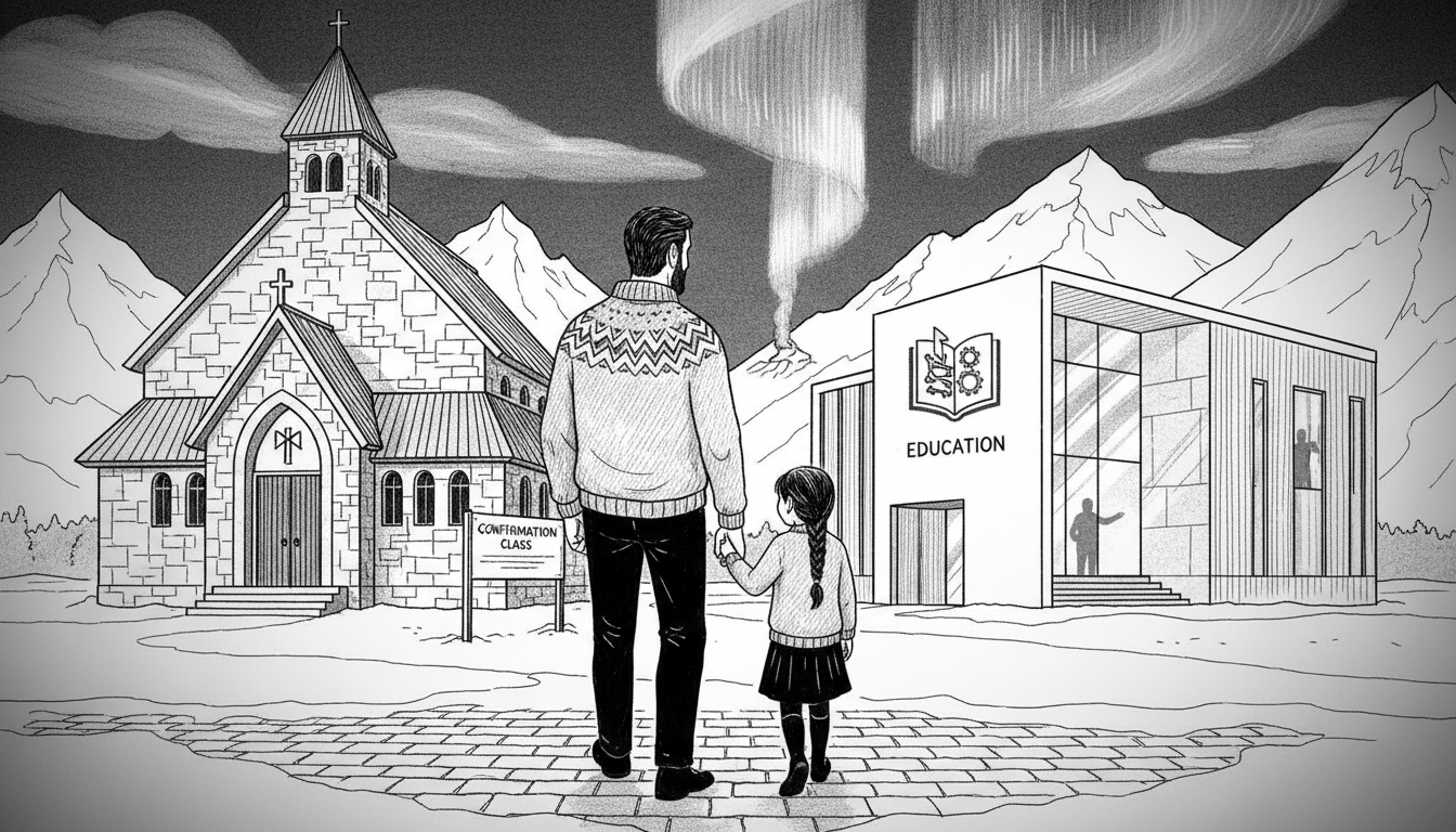 Icelandic father pulls daughter from confirmation class