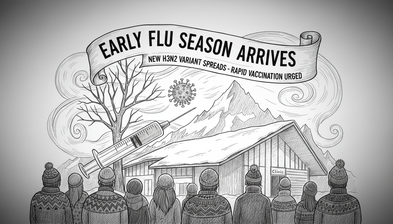 Flu Season Arrives Early in Norway as New Variant Spreads